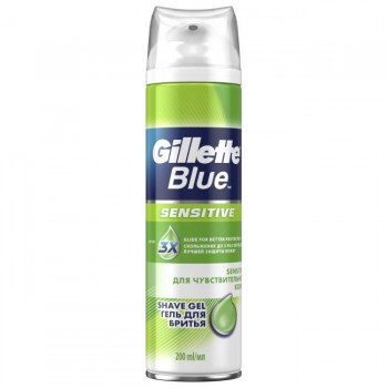Гель для бритья Gillette Blue для чувствительной кожи 200 мл (7702018358403)