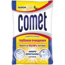 Чистящий порошок Comet лимон з хлором пакет 350 г (8001480701458)