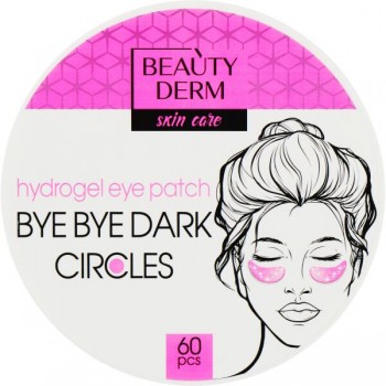 Розовые гидрогелевые патчи Beautyderm Bye Bye Dark Circles 60 шт (4820185225076)