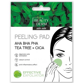 Пілінг-пади для обличчя Beautyderm з СІСА Чайним деревом і Кислотами 5 г (4820185224161)