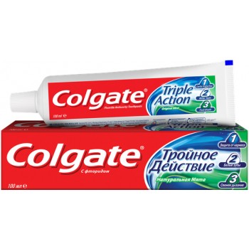 Зубная паста Colgate Тройное действие 100 мл (7891024128992)