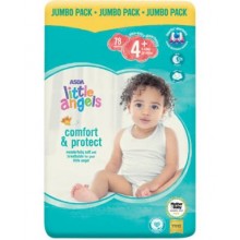 Підгузки Asda Little Angels Comfort & Protect 4+ (9-20 кг) 78 шт (5057172081578)
