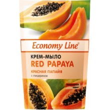 Жидкое крем-мыло Economy Line Красная Папайя дой-пак 460 г (4820020265212)