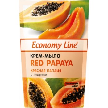 Жидкое крем-мыло Economy Line Красная Папайя дой-пак 460 г (4820020265212)