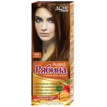 Фарба для волосся ACME-COLOR Рябина Avena 470 мокко 135 мл (4820197009244)