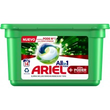 Гелевые капсулы для стирки Ariel All in 1 Pods Extra Poder 14 шт (цена за 1 шт) (8001841941486)