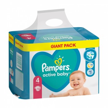 Подгузники Pampers Active Baby 4 Maxi (9-14 кг) 76 шт (8001090949615)