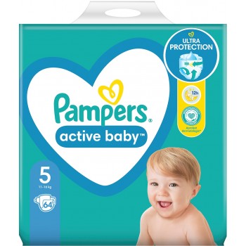 Підгузки Pampers Active Baby 5 Junior (11-16 кг) 64 шт (8001090949974) 