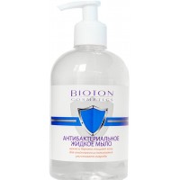 Антибактериальное жидкое мыло Bioton Дыня прозрачное с дозатором 500 мл (4820026152301)