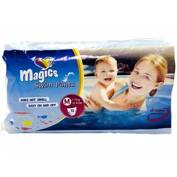 Подгузники-трусики для плавания Magics М (7-15 кг) 11 шт (8595611626326)