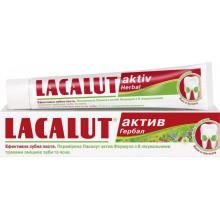 Зубная паста Lacalut aktiv Гербал 75 мл (4016369692165)