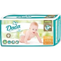 Подгузники детские DADA Extra Soft (3) midi 4-9 кг 54 шт (8594001939619)