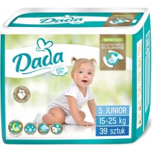 Підгузки дитячі DADA Extra Soft (5) junior 15-25 кг 39 шт (8594001939671)