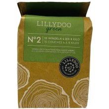 Эко-подгузники Lillydoo Green 2 (4-8 кг) 10 шт (4260678844368)