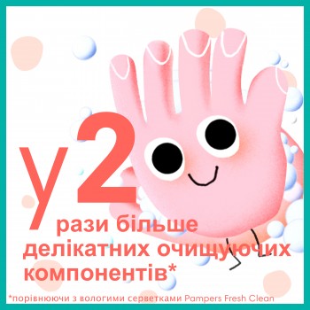 Влажные салфетки детские Pampers Kids Hygiene 40 шт (8006540222089)