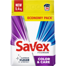 Пральний порошок Savex Automat Premium Color & Care 5.4 кг (3800024047947)