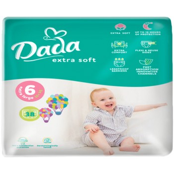 Підгузки Dada Extra Soft 6 Extra Large 16+ кг 38 шт (4820174980924)