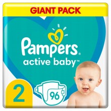 Подгузники Pampers Active Baby Размер 2 (Mini) 4-8 кг 96 шт (8006540045787)
