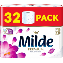 Туалетний папір Milde Premium ароматизований 3 шари 32 шт (3800024027390)