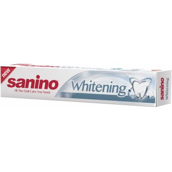 Зубна паста Sanino Whitening Білосніжна посмішка 100 мл  (8690506471774)