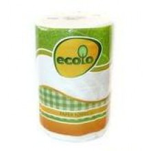 Бумажные полотенца Ecolo 1 рулон, 120 отрывов