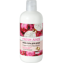 Крем-Гель для душа Fresh Juice  Драконов фрукт и макадамия 500 мл (4823015933868)