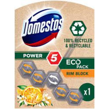 Блок для очистки унитаза Domestos Power 5 Цветы мандарина 55 г (8717163783689)