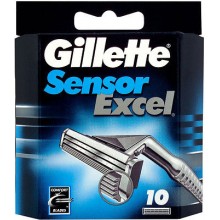 Сменные кассеты для бритья Gillette Sensor Excel (10 шт.)