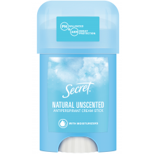 Кремовий дезодорант-антиперспірант Secret Natural Unscented 40 мл (5000174244823) 