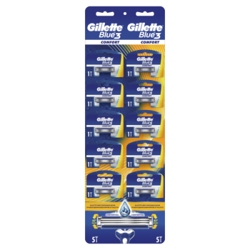 Станки бритвенные Gillette Blue Comfort 3, 10 шт (7702018510825)