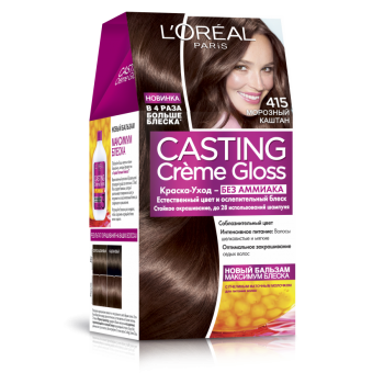 Крем-краска для волос без аммиака L'Oreal Paris Casting Creme Gloss тон 415 180 мл (3600521119525)