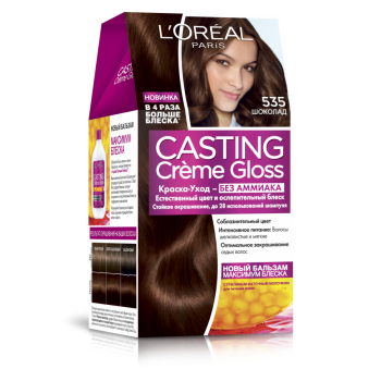 Крем-краска для волос без аммиака L'Oreal Paris Casting Creme Gloss тон 535 180 мл