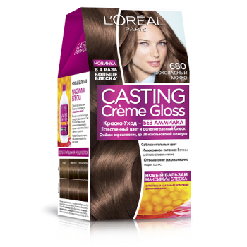 Краска для волос L'oreal Casting Creme Gloss 680 шоколадный мокко 180 мл