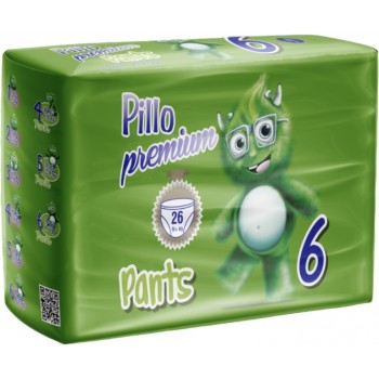 Подгузники-трусики Pillo Premium 6 (16+кг) 26 шт (8008195001002)