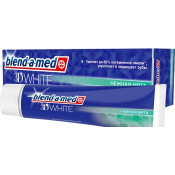 Зубная паста Blend-a-med 3D White Нежная мята 3в1 100 мл (5000174415773)