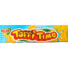 Жувальні цукерки Toffi Time смак Апельсину 20 г (48210461)
