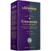 Кофе молотый Lofbergs Crescendo Extra Dark Roast 500 г (7310050001265)