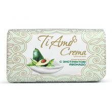 Туалетне мило Ti Amo Crema з екстрактом авокадо косметичне 140 г (4820195501009)