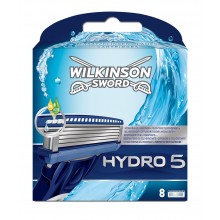 Сменные кассеты для бритья Wilkinson Sword (Schick) HYDRO 5 - 8 шт.
