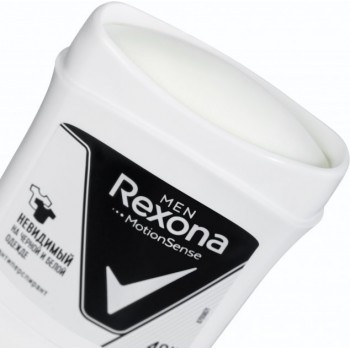 Дезодорант-антиперспірант stick Rexona Невидимий на чорному і білому 50 мл (46143617)